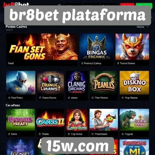 Comparativo de jogos disponíveis na br8bet plataforma